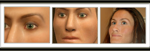 Digitized Face Cast 2 (Nicole Wolf)